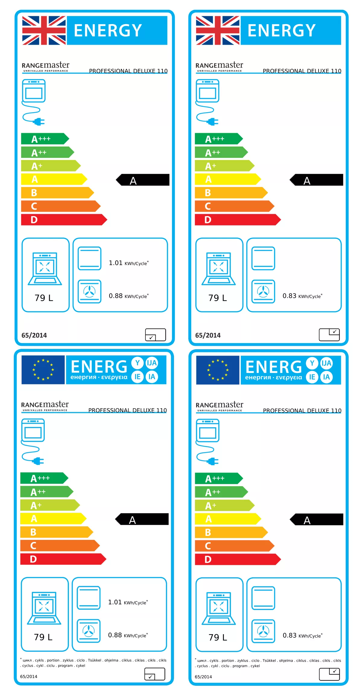 Rangemaster PDL110DFFSLC Freestanding Electric Range Cooker With Gas Hob 7 Rangemaster PDL110DFFSLC Freestanding Electric Range Cooker With Gas Hob - Image 5