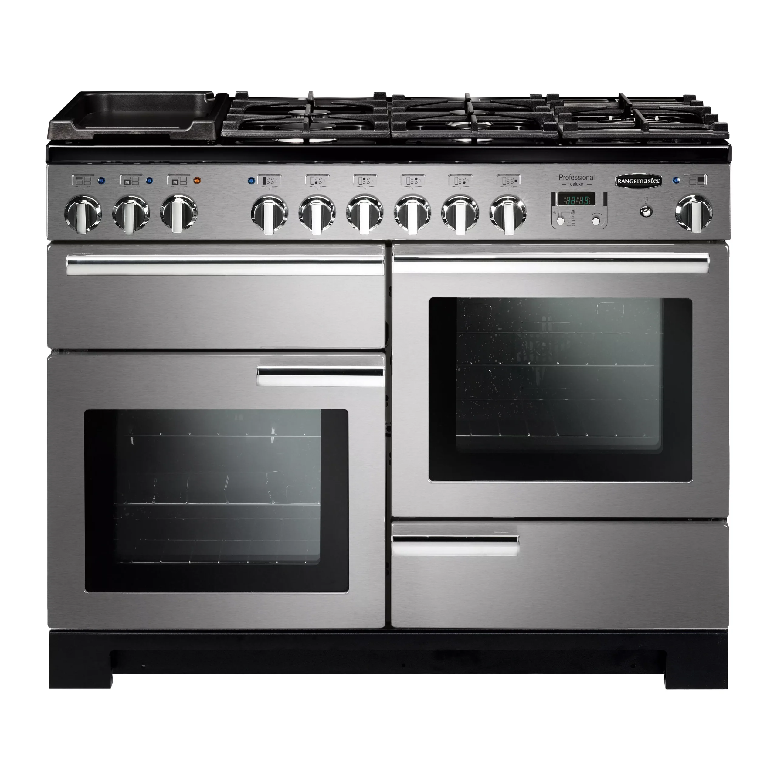 Rangemaster PDL110DFFSS/C Freestanding Electric Range Cooker With Gas Hob 3 Rangemaster PDL110DFFSS/C Freestanding Electric Range Cooker With Gas Hob
