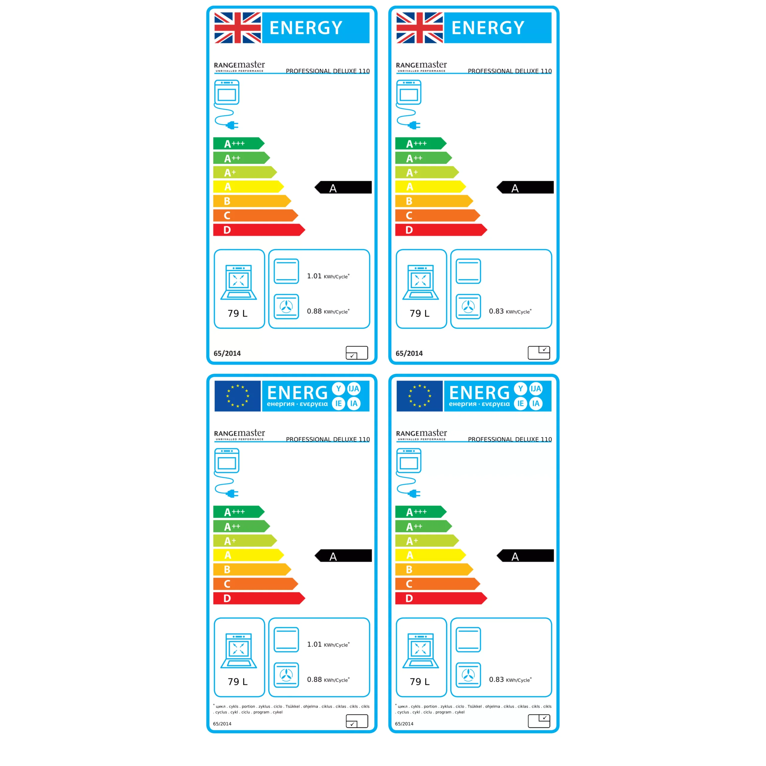 Rangemaster PDL110DFFSS/C Freestanding Electric Range Cooker With Gas Hob 7 Rangemaster PDL110DFFSS/C Freestanding Electric Range Cooker With Gas Hob - Image 5