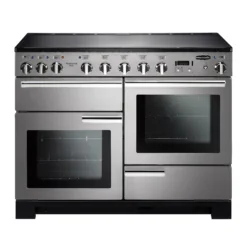 Rangemaster PDL110EISSC Freestanding Electric Range Cooker With Induction Hob - Stainless Steel Effect