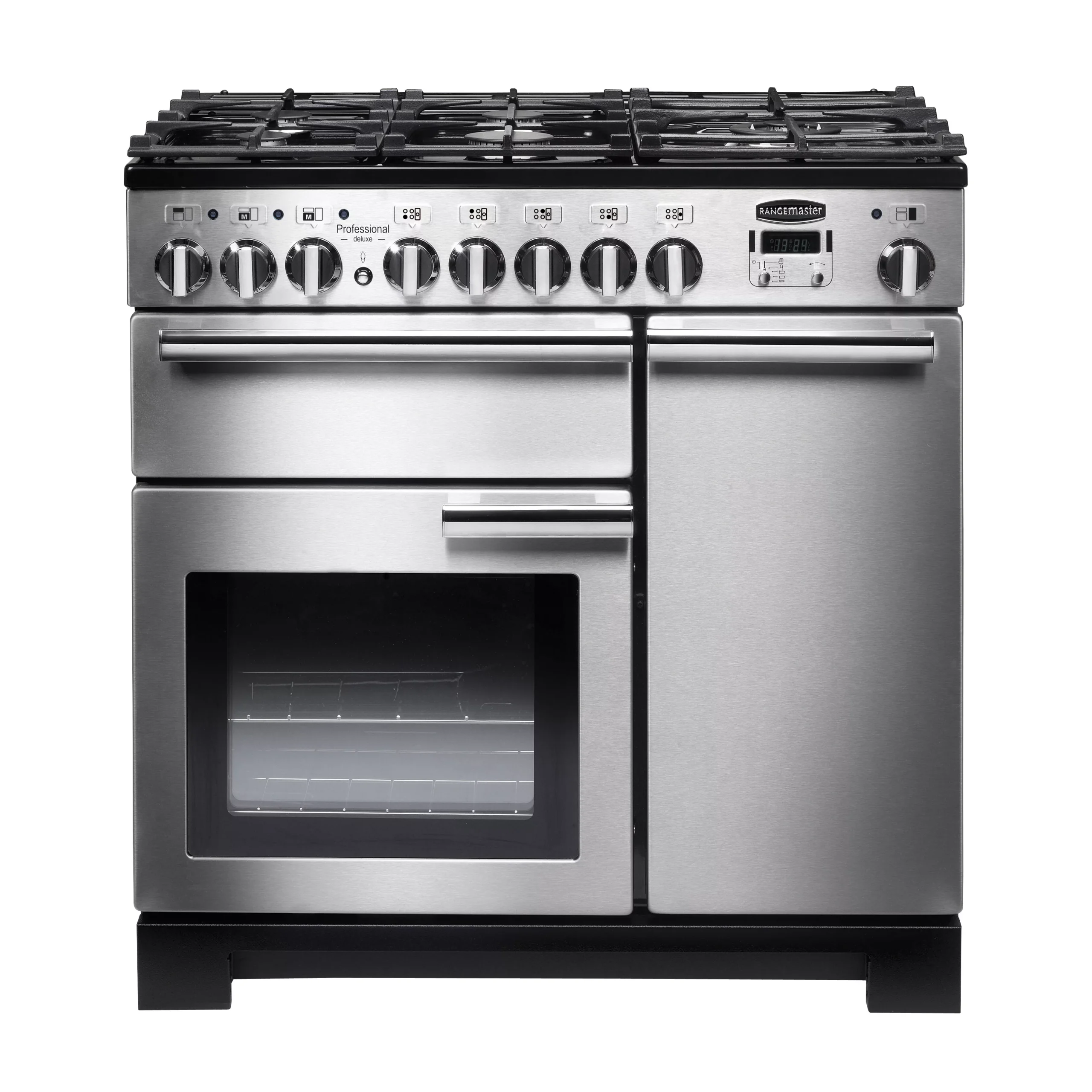 Rangemaster PDL90DFFSS/C Freestanding Electric Range Cooker With Gas Hob 3 Rangemaster PDL90DFFSS/C Freestanding Electric Range Cooker With Gas Hob