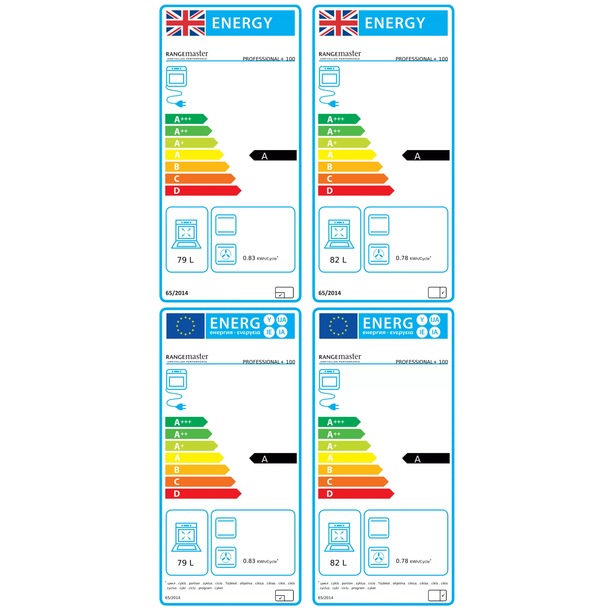 Rangemaster PROP100DFFSSC Freestanding Electric Range Cooker With Gas Hob 8 Rangemaster PROP100DFFSSC Freestanding Electric Range Cooker With Gas Hob - Image 6