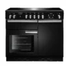 Rangemaster PROP100ECBLC Freestanding Electric Range Cooker With Ceramic Hob - Black -Prime Kitchen rangemaster prop100ecblc freestanding electric range cooker with ceramic hob black5028683112365 02c bq