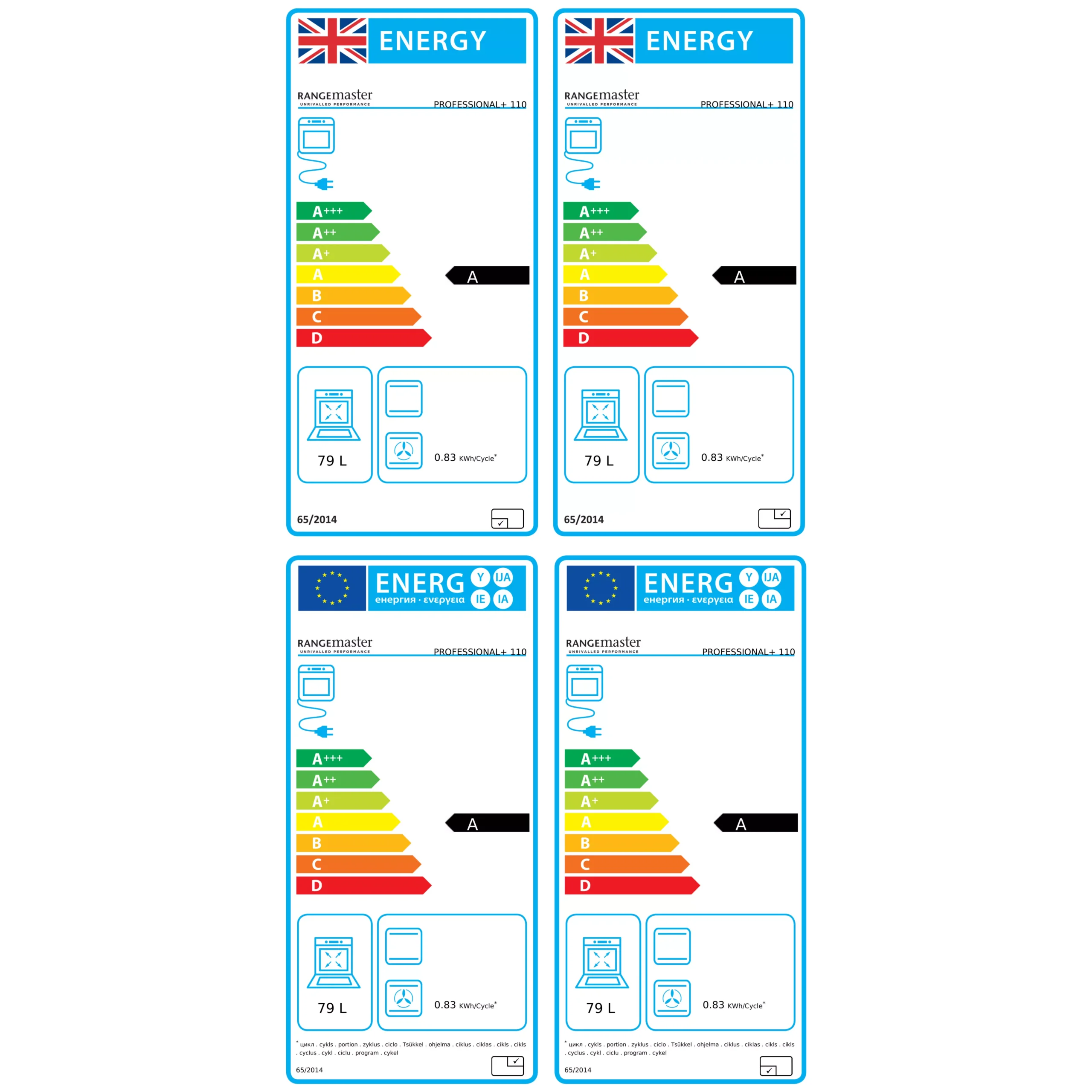 Rangemaster PROP110EISSC Freestanding Electric Range Cooker With Induction Hob - Stainless Steel Effect 5 Rangemaster PROP110EISSC Freestanding Electric Range Cooker With Induction Hob - Stainless Steel Effect - Image 3
