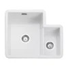 Rangemaster Rustique White Ceramic Rectangular 1.3 Bowl Sink (W)522mm -Prime Kitchen rangemaster rustique white ceramic rectangular 1 3 bowl sink w 522mm5015834049847 02c bq