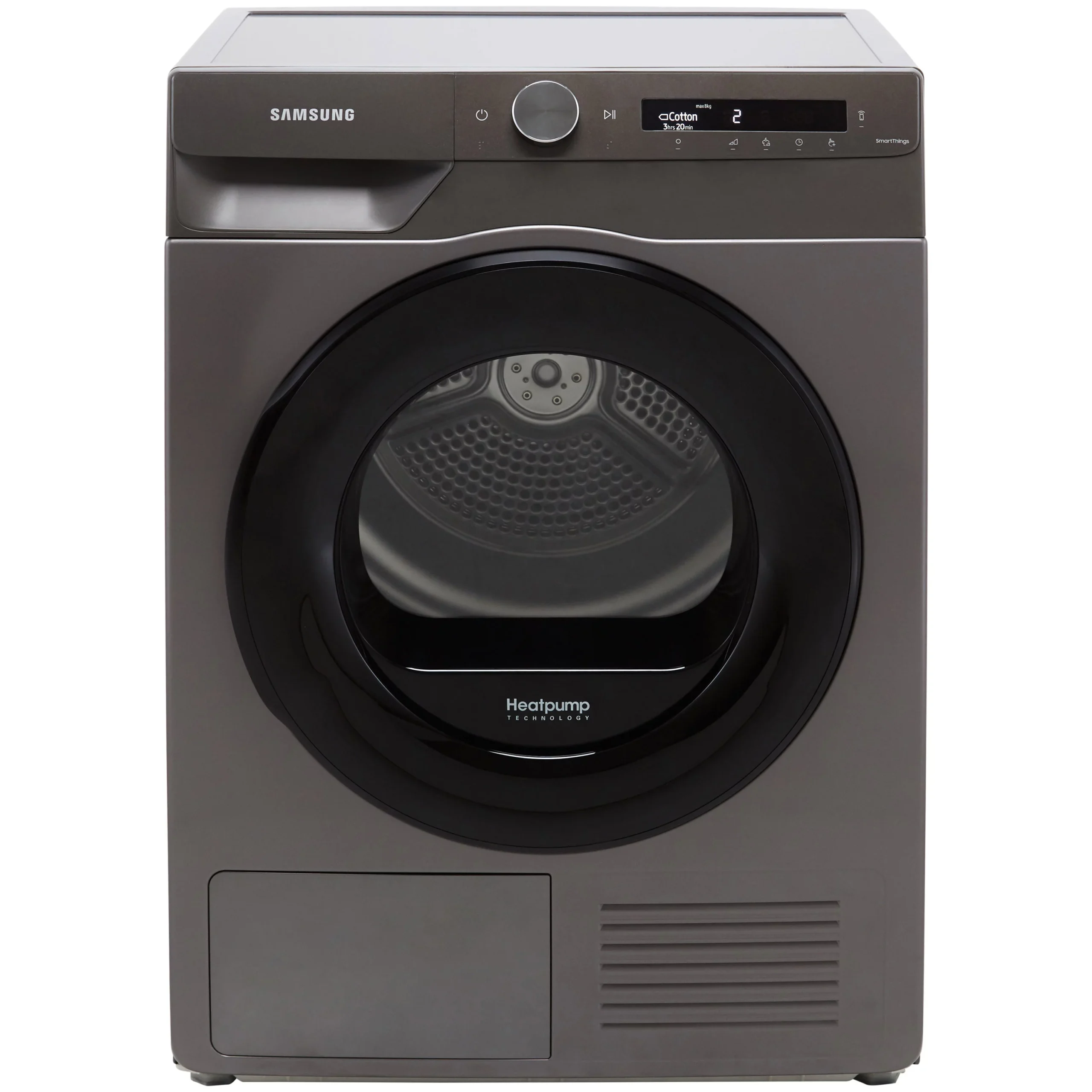 Samsung DV80T5220AN 8kg Freestanding Heat Pump Tumble Dryer - Graphite 3 Samsung DV80T5220AN 8kg Freestanding Heat Pump Tumble Dryer - Graphite