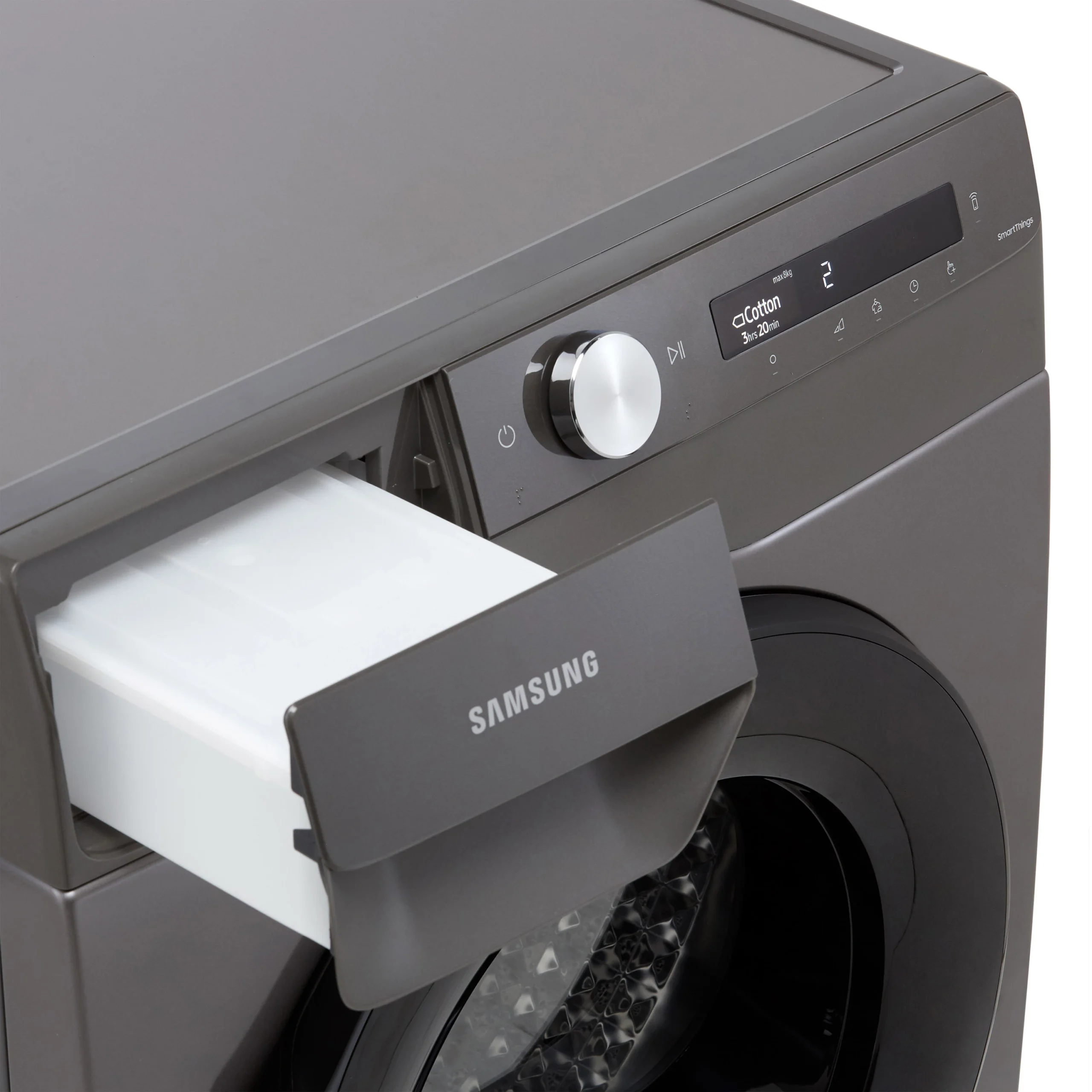 Samsung DV80T5220AN 8kg Freestanding Heat Pump Tumble Dryer - Graphite 7 Samsung DV80T5220AN 8kg Freestanding Heat Pump Tumble Dryer - Graphite - Image 5