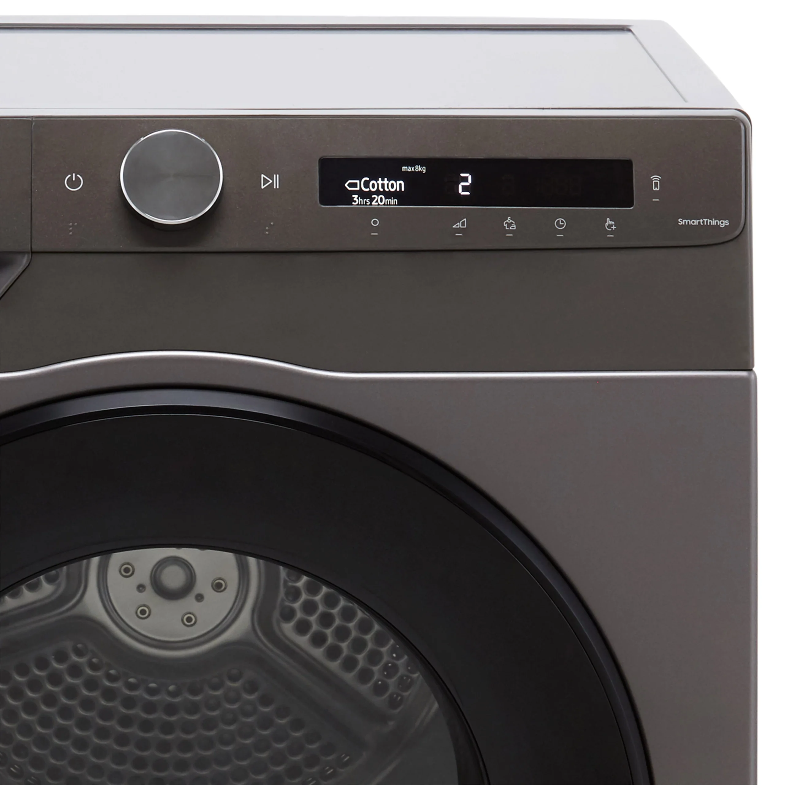 Samsung DV80T5220AN 8kg Freestanding Heat Pump Tumble Dryer - Graphite 8 Samsung DV80T5220AN 8kg Freestanding Heat Pump Tumble Dryer - Graphite - Image 6