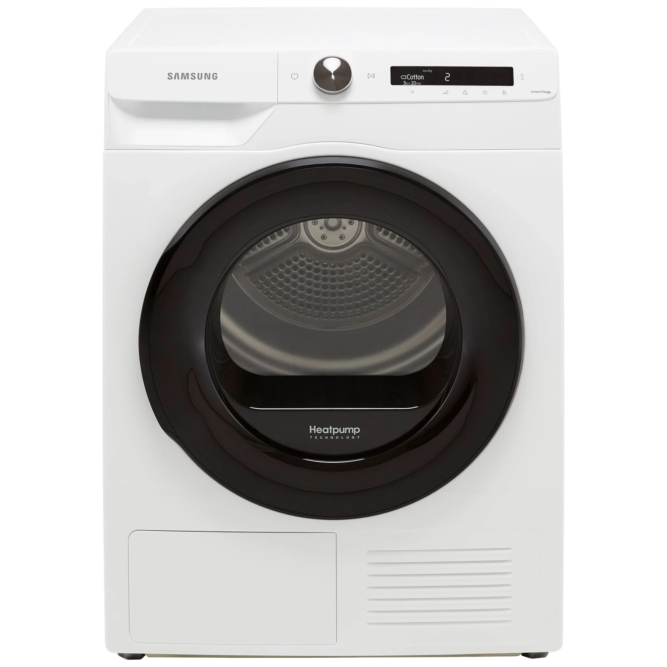 Samsung DV80T5220AW_WH 8kg Freestanding Heat Pump Tumble Dryer - White 3 Samsung DV80T5220AW_WH 8kg Freestanding Heat Pump Tumble Dryer - White