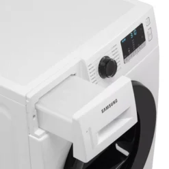 Samsung DV80TA020AE 8kg Freestanding Heat Pump Tumble Dryer - White -Prime Kitchen samsung dv80ta020ae 8kg freestanding heat pump tumble dryer white8806090665608 04c bq