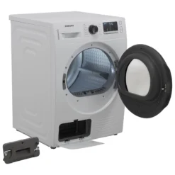 Samsung DV80TA020AE 8kg Freestanding Heat Pump Tumble Dryer - White -Prime Kitchen samsung dv80ta020ae 8kg freestanding heat pump tumble dryer white8806090665608 05c bq