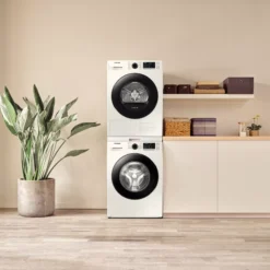 Samsung DV80TA020AE 8kg Freestanding Heat Pump Tumble Dryer - White -Prime Kitchen samsung dv80ta020ae 8kg freestanding heat pump tumble dryer white8806090665608 10i bq