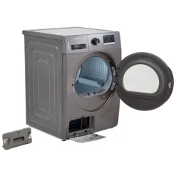 Samsung DV80TA020AX 8kg Freestanding Heat Pump Tumble Dryer - Graphite -Prime Kitchen samsung dv80ta020ax 8kg freestanding heat pump tumble dryer graphite8806090665660 02c bq