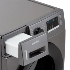 Samsung DV80TA020AX 8kg Freestanding Heat Pump Tumble Dryer - Graphite -Prime Kitchen samsung dv80ta020ax 8kg freestanding heat pump tumble dryer graphite8806090665660 06c bq