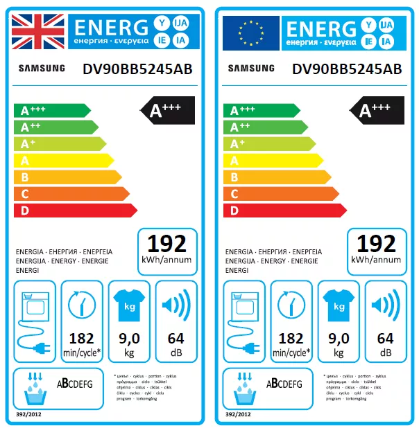 Samsung DV90BB5245AB_BK 9kg Freestanding Heat Pump Tumble Dryer - Black 4 Samsung DV90BB5245AB_BK 9kg Freestanding Heat Pump Tumble Dryer - Black - Image 2