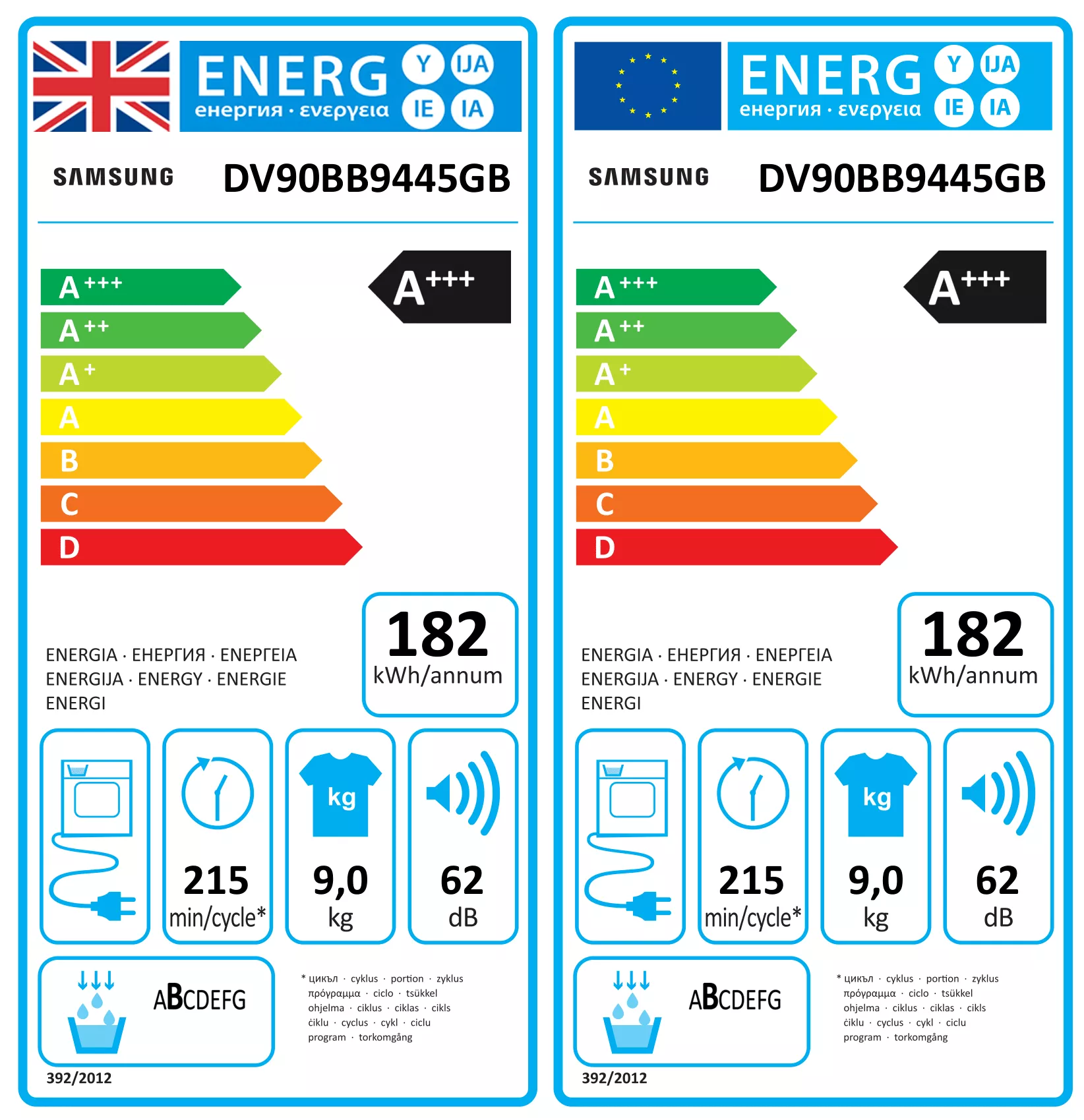 Samsung DV90BB9445GB_BK 9kg Freestanding Heat Pump Tumble Dryer - Black 4 Samsung DV90BB9445GB_BK 9kg Freestanding Heat Pump Tumble Dryer - Black - Image 2