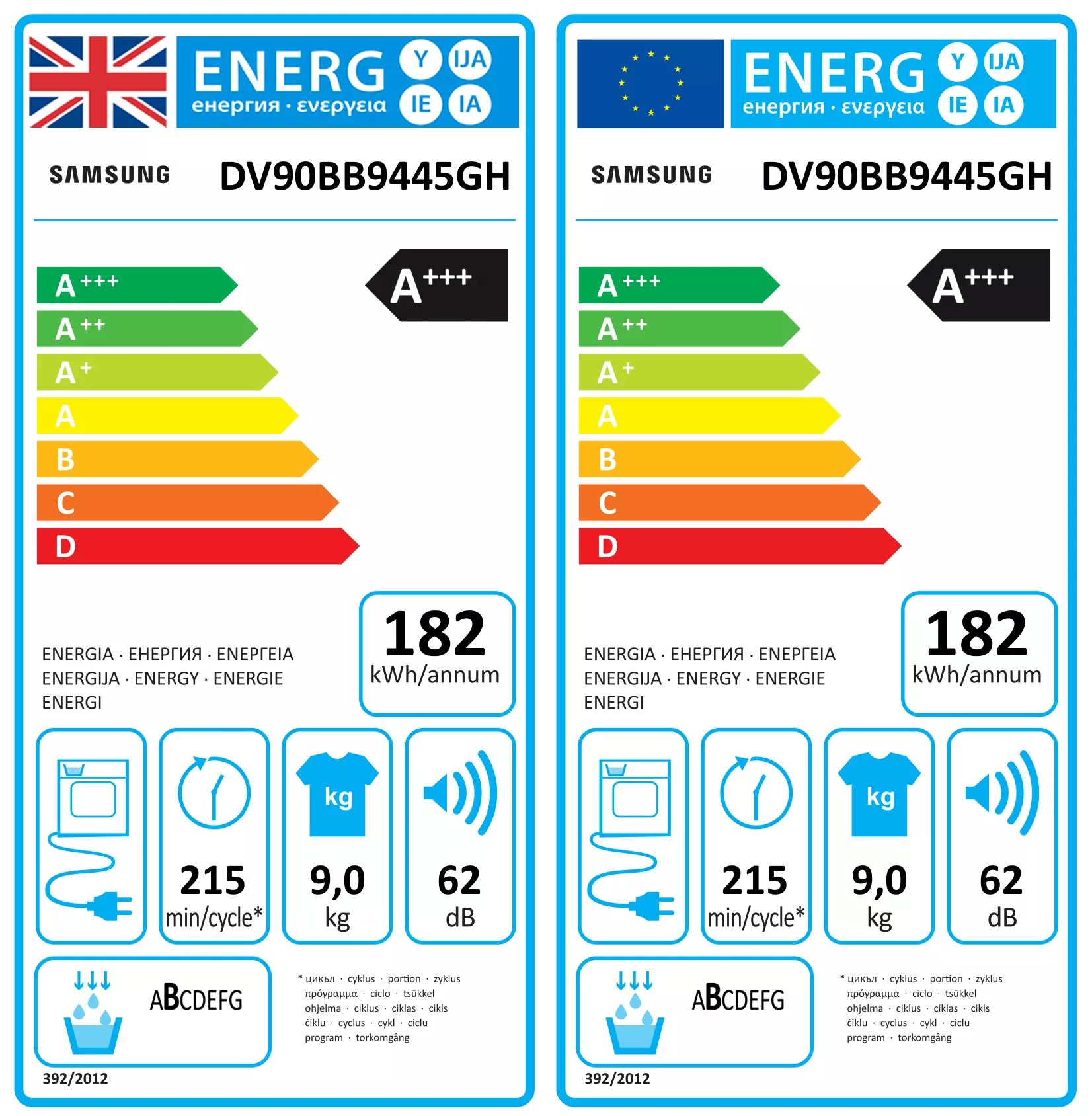 Samsung DV90BB9445GH_WH 9kg Freestanding Heat Pump Tumble Dryer - White 4 Samsung DV90BB9445GH_WH 9kg Freestanding Heat Pump Tumble Dryer - White - Image 2