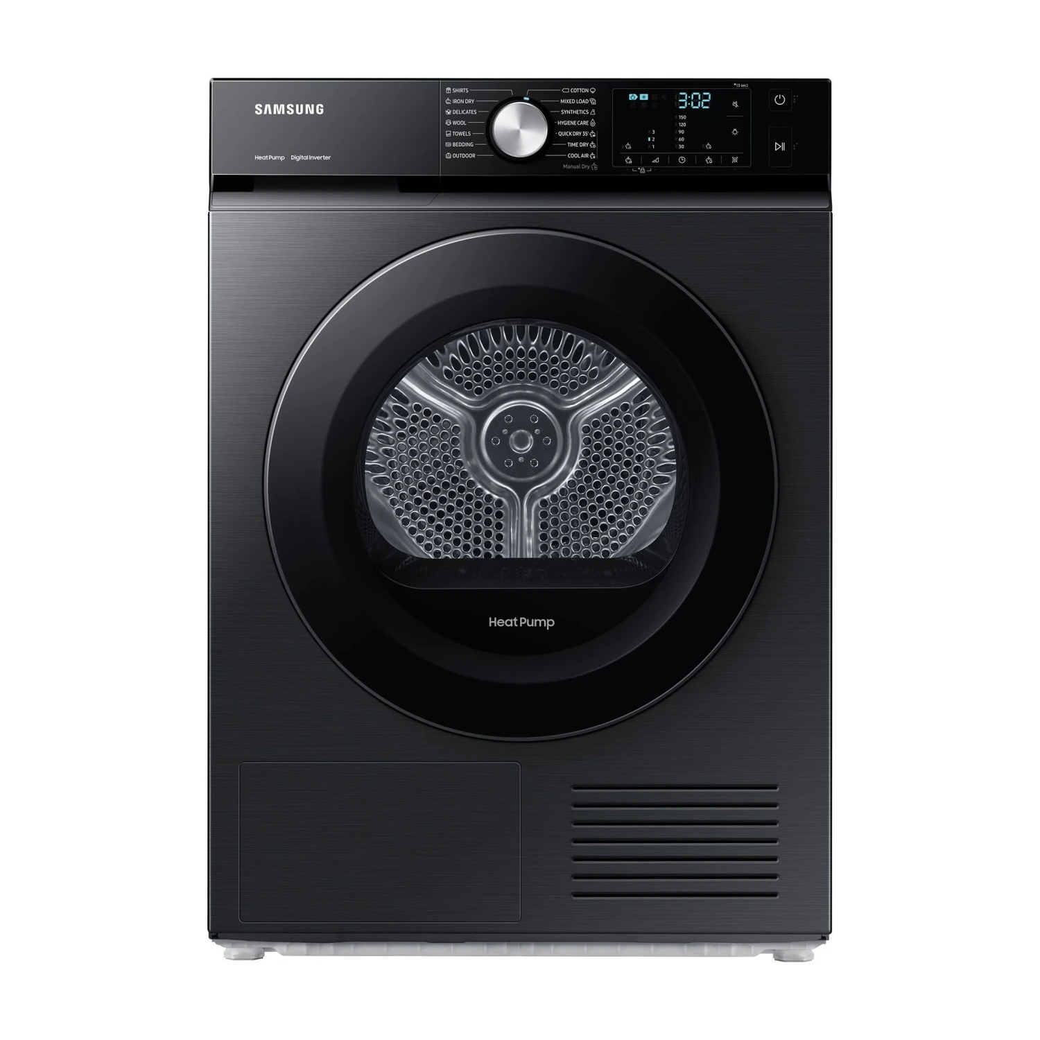 Samsung DV90BBA245AB_BK 9kg Freestanding Heat Pump Tumble Dryer - Black 3 Samsung DV90BBA245AB_BK 9kg Freestanding Heat Pump Tumble Dryer - Black