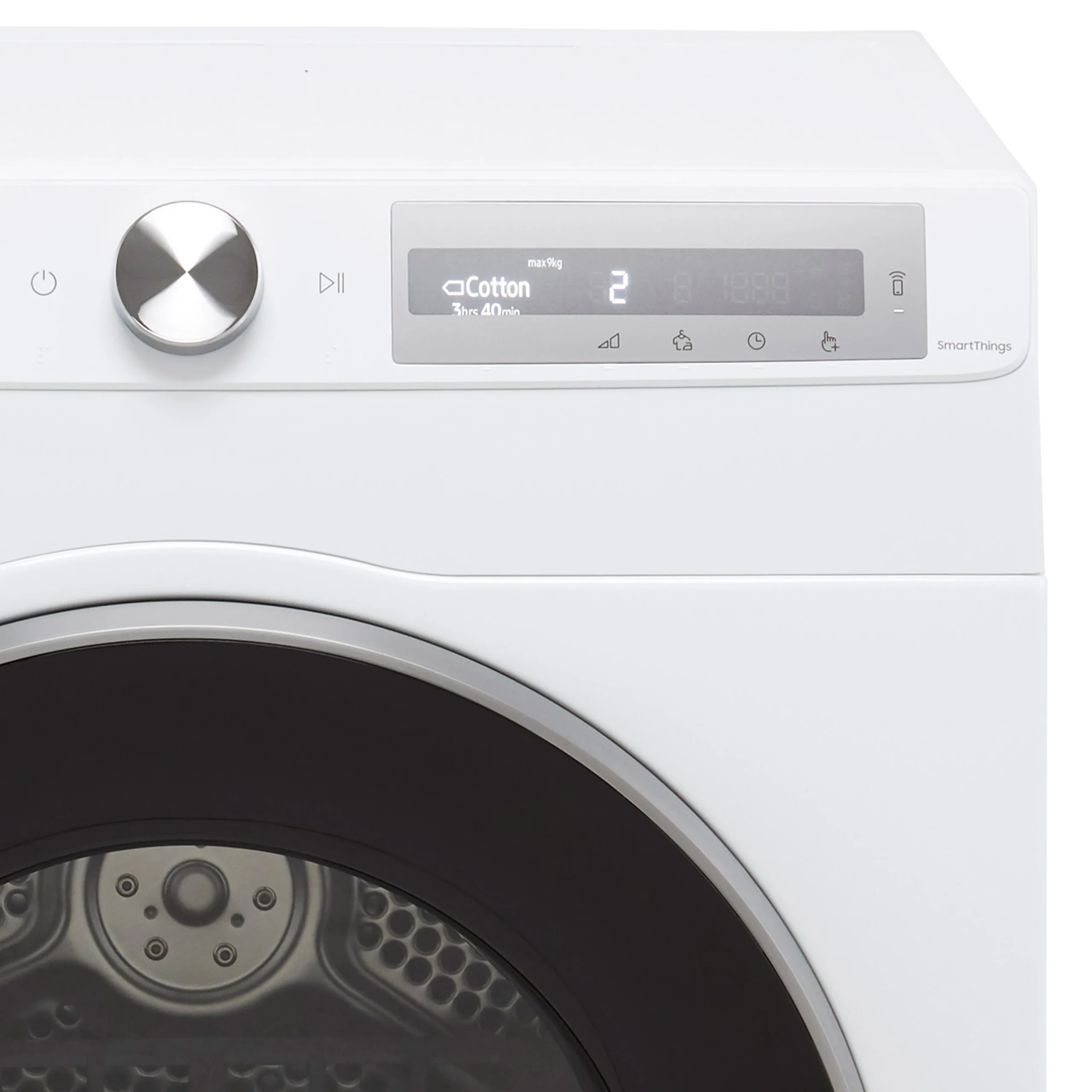 Samsung DV90T6240LH_WH 9kg Freestanding Heat Pump Tumble Dryer - White 6 Samsung DV90T6240LH_WH 9kg Freestanding Heat Pump Tumble Dryer - White - Image 4