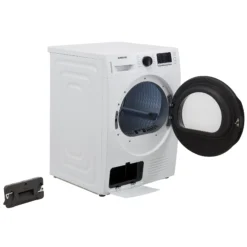 Samsung DV90TA040AE_WH 9kg Freestanding Heat Pump Tumble Dryer - White -Prime Kitchen samsung dv90ta040ae wh 9kg freestanding heat pump tumble dryer white8806090666049 05c bq