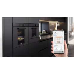 Samsung Infinite NV75T9979CD_SG Built-in Single Multifunction Oven - Satin Grey -Prime Kitchen samsung infinite nv75t9979cd sg built in single multifunction oven satin grey8806090106996 09i bq