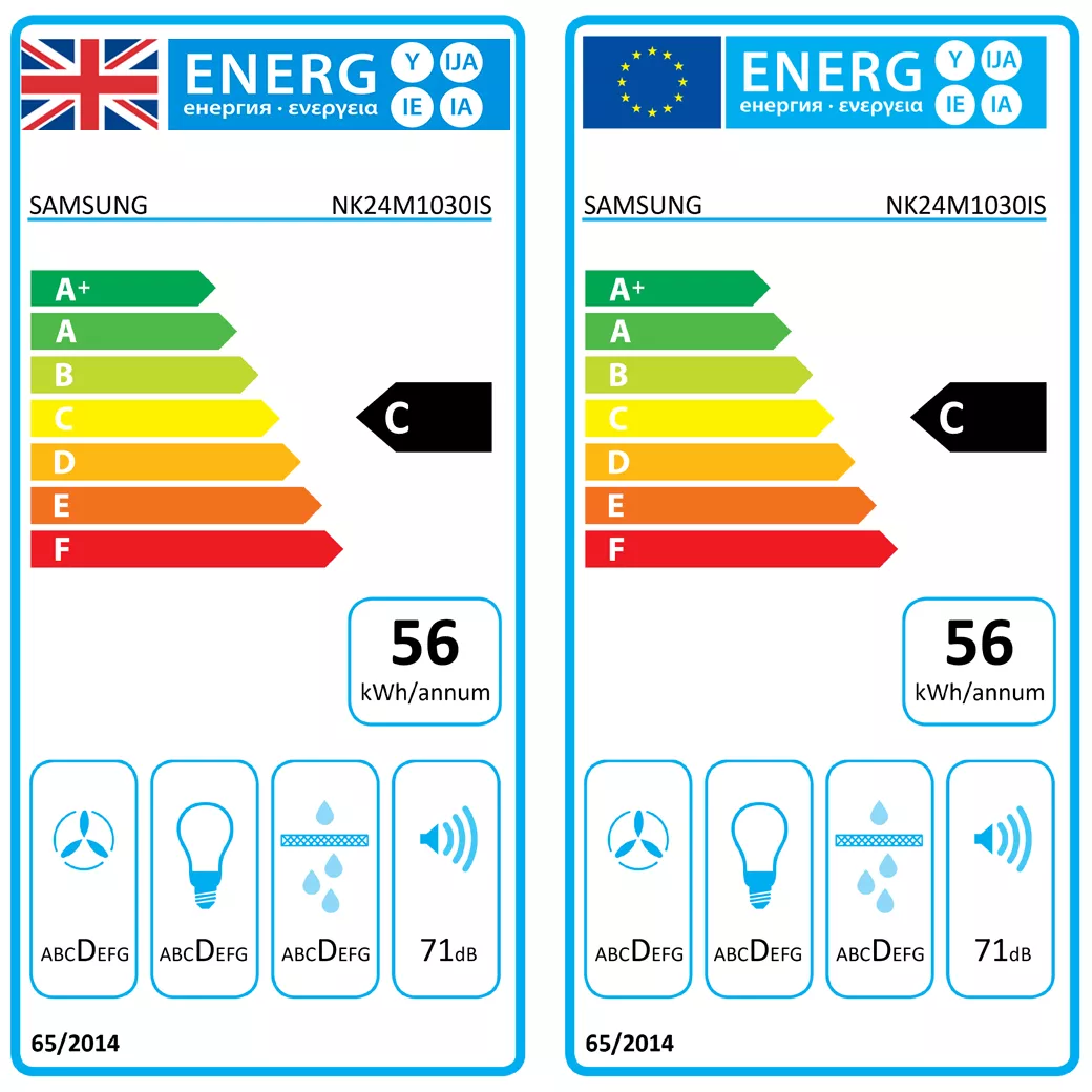Samsung NK24M1030IS_SS Metal Telescopic Cooker Hood (W)60cm - Stainless Steel Effect 4 Samsung NK24M1030IS_SS Metal Telescopic Cooker Hood (W)60cm - Stainless Steel Effect - Image 2