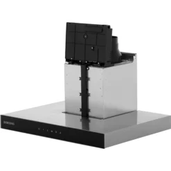 Samsung NK24M5070BS Stainless Steel /Black Glass Metal Chimney Cooker Hood, (W)60cm -Prime Kitchen samsung nk24m5070bs stainless steel black glass metal chimney cooker hood w 60cm8806088787701 05c bq