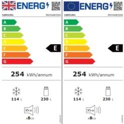 Samsung RB34A6B2E8A_WHN Freestanding Frost Free Fridge Freezer - Navy & White -Prime Kitchen samsung rb34a6b2e8a whn freestanding frost free fridge freezer navy white8806094478822 EUP EN