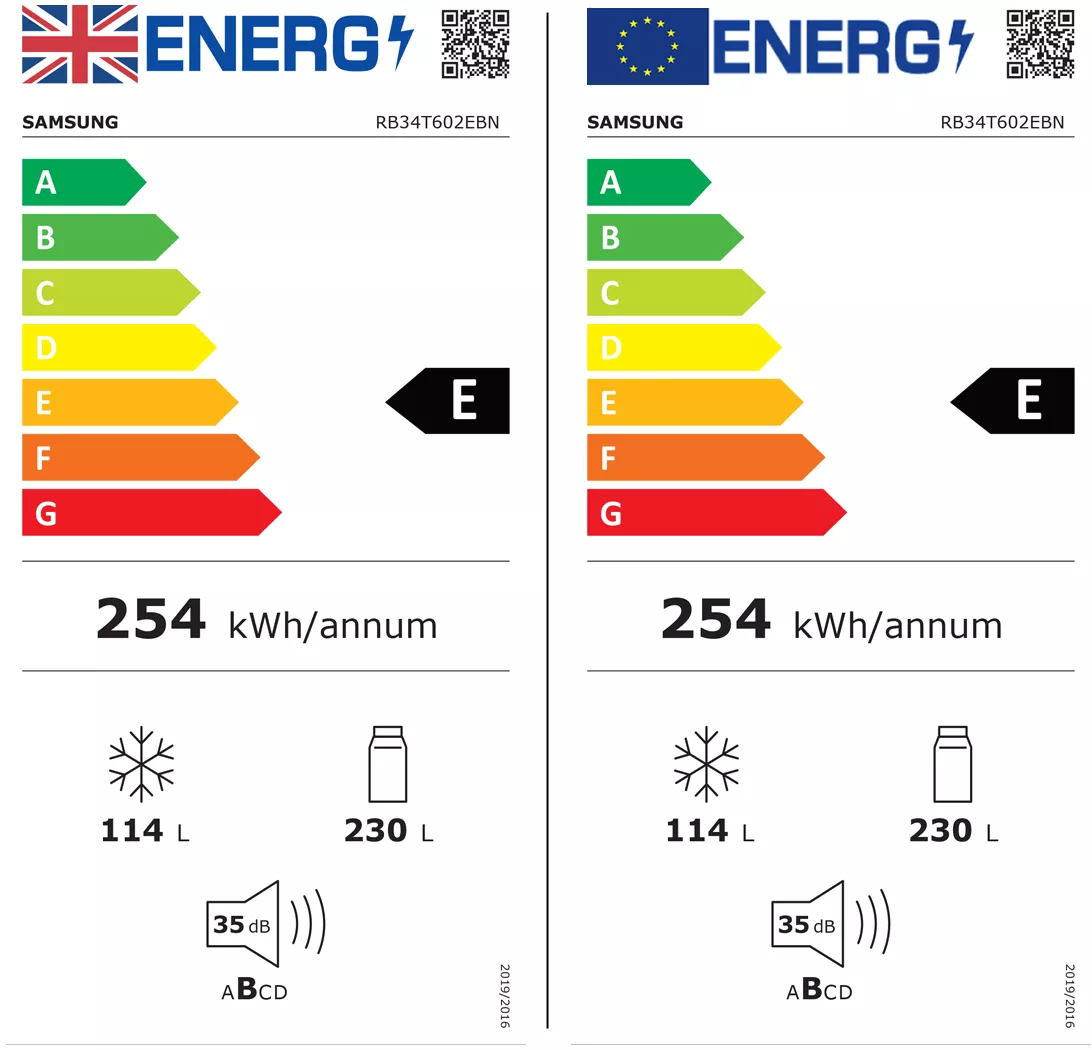 Samsung RB34T602EBN_BK 70:30 Freestanding Frost Free Fridge Freezer - Black 4 Samsung RB34T602EBN_BK 70:30 Freestanding Frost Free Fridge Freezer - Black - Image 2