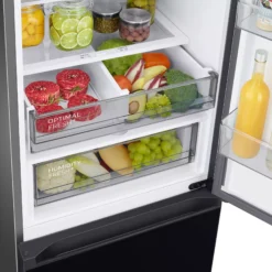 Samsung RB38A7B5322_CBK Freestanding Frost Free Fridge Freezer - Clean Black -Prime Kitchen samsung rb38a7b5322 cbk freestanding frost free fridge freezer clean black8806092252967 06c bq