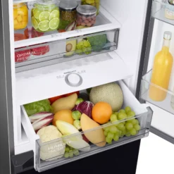 Samsung RB38A7B5322_CBK Freestanding Frost Free Fridge Freezer - Clean Black -Prime Kitchen samsung rb38a7b5322 cbk freestanding frost free fridge freezer clean black8806092252967 07c bq