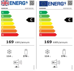 Samsung RB38T602CS9 70:30 Freestanding Frost Free Fridge Freezer - Stainless Steel Effect -Prime Kitchen samsung rb38t602cs9 70 30 freestanding frost free fridge freezer stainless steel effect8806090563041 EUP EN