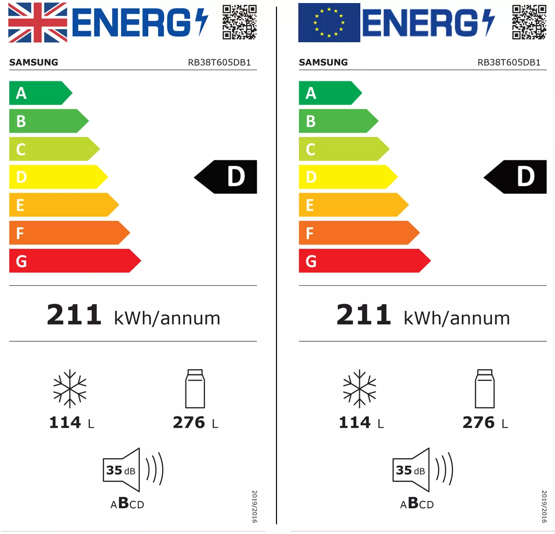 Samsung RB38T605DB1_BS 70:30 Freestanding Frost Free Fridge Freezer - Black_stainless_steel 4 Samsung RB38T605DB1_BS 70:30 Freestanding Frost Free Fridge Freezer - Black_stainless_steel - Image 2