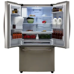 Samsung RF23R62E3SR_SS 70:30 American Style Freestanding Fridge Freezer - Silver -Prime Kitchen samsung rf23r62e3sr ss 70 30 american style freestanding fridge freezer silver8806090709203 03c bq