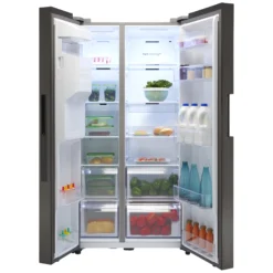 Samsung RS67A8810B1 Freestanding Frost Free Fridge Freezer - Black -Prime Kitchen samsung rs67a8810b1 freestanding frost free fridge freezer black8806090798320 03c bq