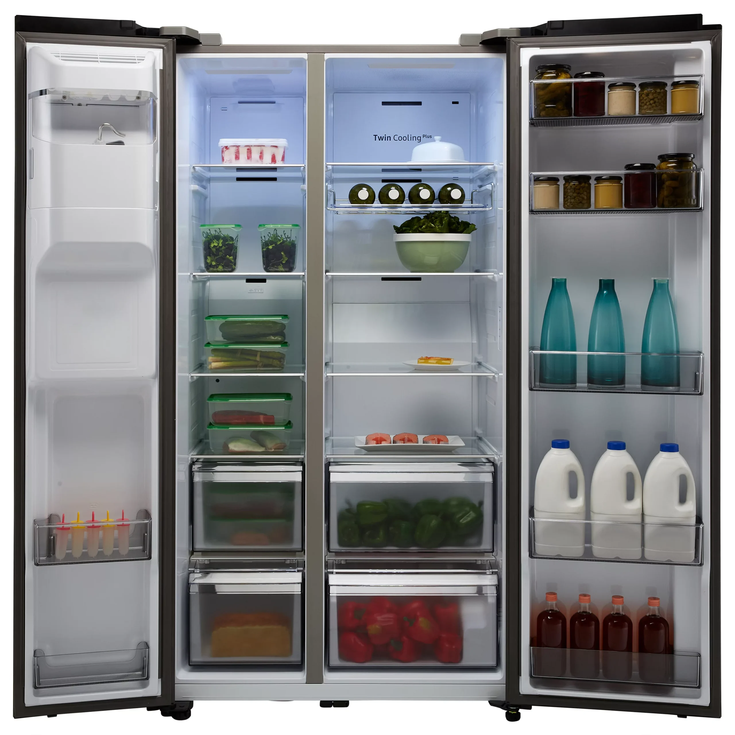 Samsung RS68A8830B1_BSS 60:40 American Style Freestanding Fridge Freezer - Black 6 Samsung RS68A8830B1_BSS 60:40 American Style Freestanding Fridge Freezer - Black - Image 4