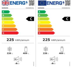 Samsung RS68A884CB1_BK American Style Freestanding Frost Free Fridge Freezer - Black -Prime Kitchen samsung rs68a884cb1 bk american style freestanding frost free fridge freezer black8806094264074 EUP EN
