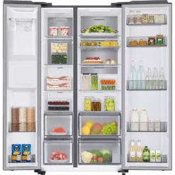 Samsung RS68A884CSL_AI American Style Freestanding Frost Free Fridge Freezer - Aluminium Effect -Prime Kitchen samsung rs68a884csl ai american style freestanding frost free fridge freezer aluminium effect8806094264081 04c bq