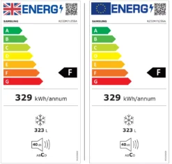Samsung RZ32M7125SA Freestanding Frost Free Freezer - Gloss Chrome Effect -Prime Kitchen samsung rz32m7125sa freestanding frost free freezer gloss chrome effect8806090957086 EUP EN