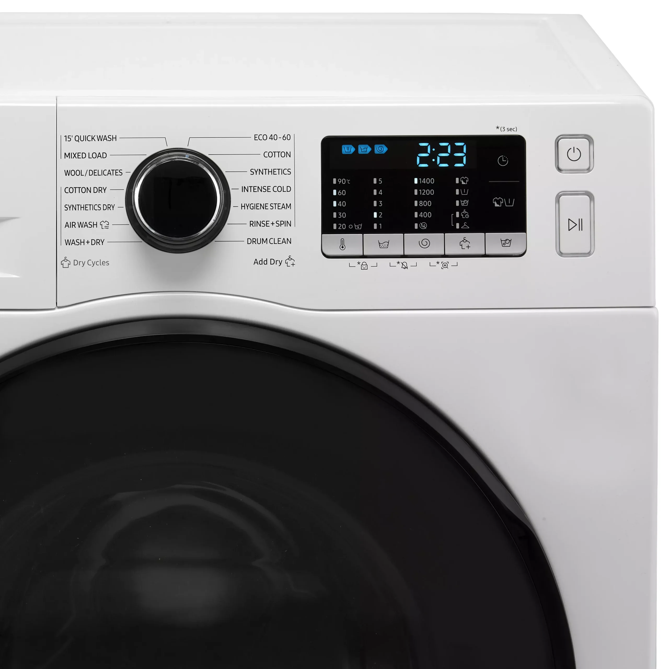 Samsung WD80TA046BE 8kg/5kg Freestanding Condenser Washer Dryer - White 8 Samsung WD80TA046BE 8kg/5kg Freestanding Condenser Washer Dryer - White - Image 6