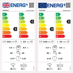 Samsung WD80TA046BE 8kg/5kg Freestanding Condenser Washer Dryer - White 19 Samsung WD80TA046BE 8kg/5kg Freestanding Condenser Washer Dryer - White -Prime Kitchen samsung wd80ta046be 8kg 5kg freestanding condenser washer dryer white8806090609619 EUP EN