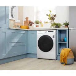 Samsung WD90T534DBW_WH 9kg/6kg Freestanding Condenser Washer Dryer - White -Prime Kitchen samsung wd90t534dbw wh 9kg 6kg freestanding condenser washer dryer white8806090608513 09i bq