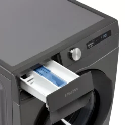 Samsung WW12T504DAN_GH 12kg Freestanding 1400rpm Washing Machine - Graphite -Prime Kitchen samsung ww12t504dan gh 12kg freestanding 1400rpm washing machine graphite8806092683846 04c bq
