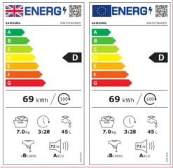 Samsung WW70T4040EE_WH 7kg Freestanding 1400rpm Washing Machine - White -Prime Kitchen samsung ww70t4040ee wh 7kg freestanding 1400rpm washing machine white8806092313828 EUP EN