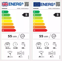 Samsung WW80T684DLN_GH 8kg Freestanding 1400rpm Washing Machine - Graphite -Prime Kitchen samsung ww80t684dln gh 8kg freestanding 1400rpm washing machine graphite8806090608964 EUP EN