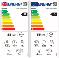 Samsung WW80TA046AX 8kg Freestanding 1400rpm Washing Machine - Graphite -Prime Kitchen samsung ww80ta046ax 8kg freestanding 1400rpm washing machine graphite8806090609060 EUP EN