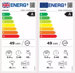 Samsung WW90TA046AX 9kg Freestanding 1400rpm Washing Machine - Graphite -Prime Kitchen samsung ww90ta046ax 9kg freestanding 1400rpm washing machine graphite8806090609480 EUP EN