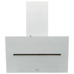 SHY-WH-60 Tempered Glass Chimney Cooker Hood (W)59.8cm - White