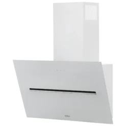 SHY-WH-60 Tempered Glass Chimney Cooker Hood (W)59.8cm - White -Prime Kitchen shy wh 60 tempered glass chimney cooker hood w 59 8cm white8020283049925 02c bq