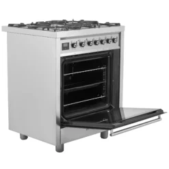 Smeg C7GPX9_SS 60cm Single Electric & Gas Cooker With Gas Hob - Stainless Steel -Prime Kitchen smeg c7gpx9 ss 60cm single electric gas cooker with gas hob stainless steel8017709272616 06c bq